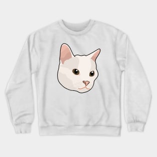 White Cat Crewneck Sweatshirt